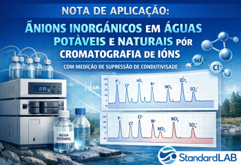 NOTA DE APLICAÇÃO ÂNIONS INORGÂNICOS EM ÁGUAS POTÁVEIS E NATURAIS POR CROMATOGRAFIA DE ÍONS COM MEDIÇÃO DE SUPRESSÃO DE CONDUTIVIDADE.